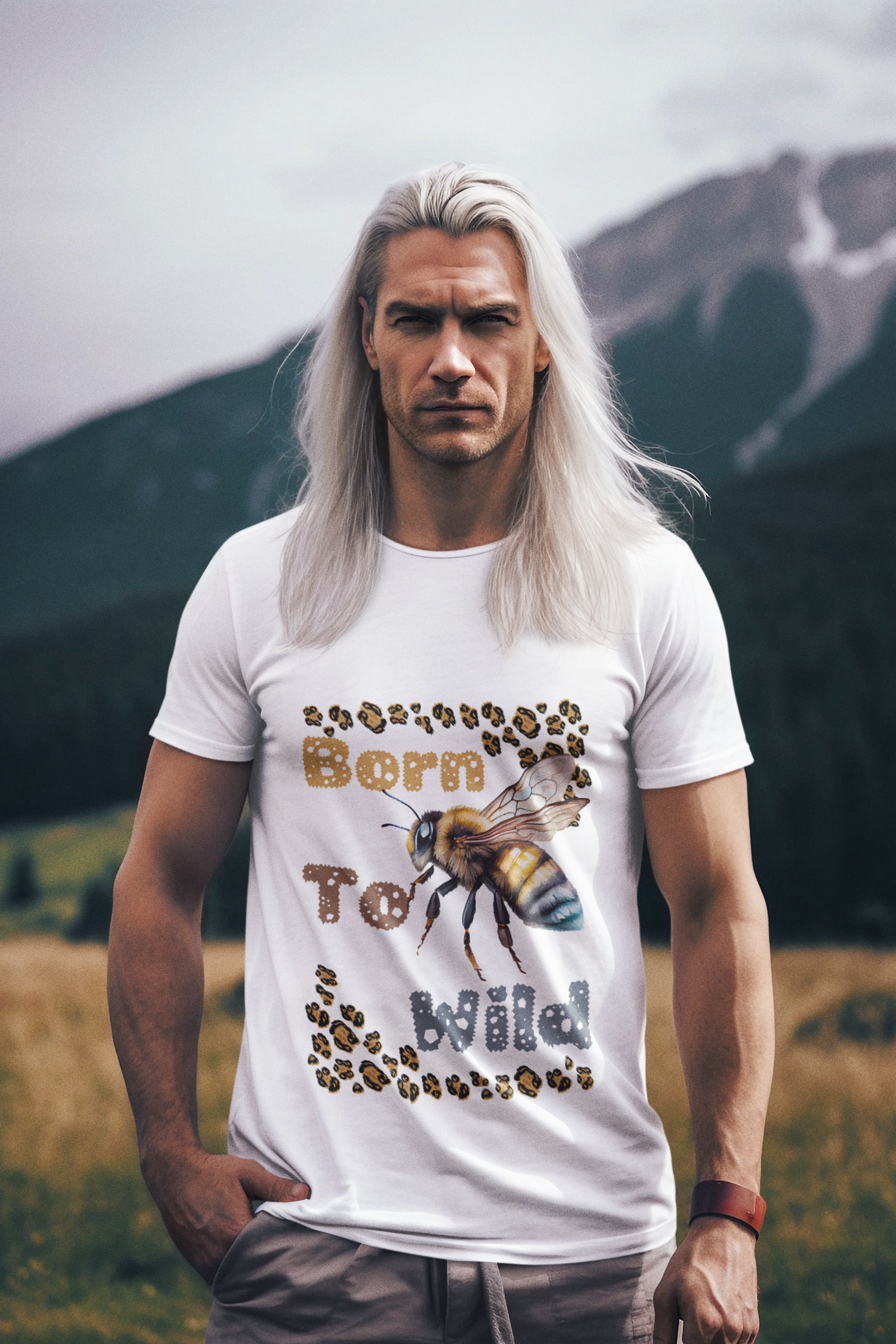 Born To Bee Wild- Unisex Premium t-shirt